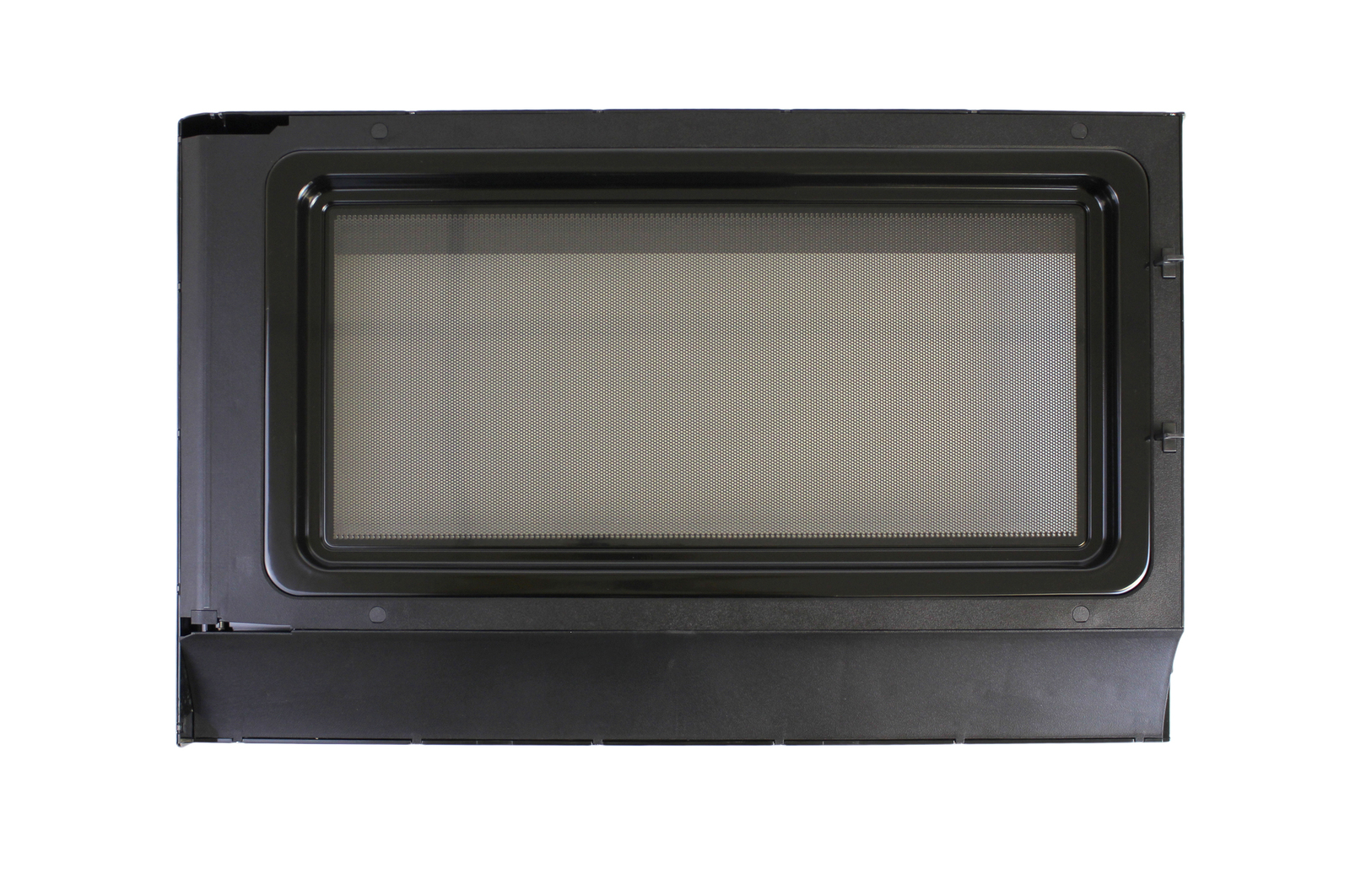 W11037008 - Genuine OEM Whirlpool Microwave Door Assembly, Black Stainless